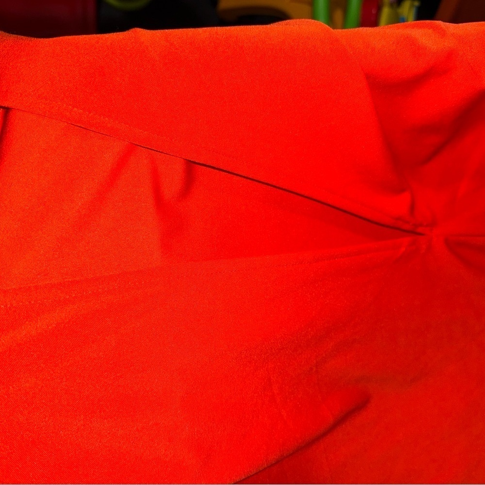 Vibrant Orange Long Sleeve Dress - Picture 4 of 6
